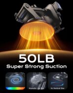 Wireless Car Charger, [15W Fast Charging] Car Phone Mount with Upgrade Suction, Car Phone Holder Charger for Dashboard Windshield Compatible with iPhone 16/15/14 Pro Max, Galaxy S25/S24 Grey - Image 4