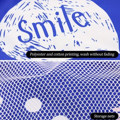 Car Window Shade, Vehicle Sunshade Curtain with Storage Pockets & Suction Cups for Baby, Cartoon Pattern Auto Interior Heat Sun Protection Cover, Universal for SUV Sedan Trucks (Dinosaur) - Image 6