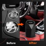 HOTOR Car Trash Can with Lid - 2 Pack, Car Accessories for Interior, Leakproof Vehicle Garbage Can with 30 Attached Trash Bags, Multipurpose Organizers and Storage for Home, Office, Black - Image 5