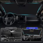 Car Sun Shade for 2010-2025 2026 Toyota 4Runner Windshield Sun Shade, Sun Visor Windshield Screen Cover for 4-Runner Front Window Sunshade Foldable Auto Interior Accessories UV Block to Keep Cool - Image 4