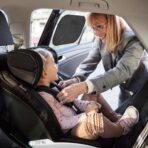 Car Window Shades for Baby 19” x 12” (2 Pack) Cling, Blocks 99.98% UVR, Sun Shade Blocker, Glare Shield Protection, Side Car Window Screens, Mesh Window Shades for Baby, Black - Image 5