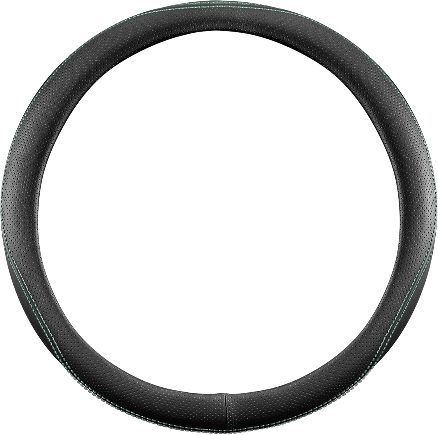 71JvS0FY88L._AC_SL1500_.jpg Steering Wheel Cover, Universal 15 inch, Faux Leather Steering Wheel Protector, Anti-Slip, Breathable & Heating-Compatible for Cars Trucks SUVs Vans - Image 1