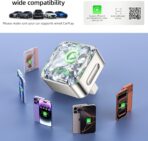 Wireless Apple CarPlay Adapter, 5.8G Quad-Core Chip No Latency, Aerospace Silicone Cooling, Zn-Alloy & Diamond Panel, Plug & Play Wired to Wireless CarPlay Adapter - Image 6