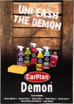 CarPlan Demon Car Wash Kit - 7 Piece Set Includes Car Wash Soap, Wheel Cleaner, Tire Shine, Interior Cleaner, Demon Shine, Air Freshener & Sponge - Image 9