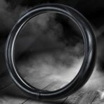 HAOKAY Top Grade Black Genuine Leather Steering Wheel Cover Men Women, Luxury Steering Wheel Cover for Cars, SUVS and Trucks，Universal 14.5-15 inch - Image 5