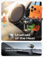 MAGIC JOHN Car Phone Holder, Ultra-Durable Mteal Phone Holders for Your Car, 360° Rotation Cell Phone Car Mount for Windshield, Suction Cup Car Phone Mount for iPhone Samsung All Smartphone - Image 6