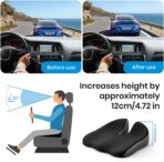 Benazcap Car Seat Cushion - Memory Foam Car Seat Pad - Sciatica & Lower Back Pain Relief - Car Seat Cushions for Driving - Road Trip Essentials for Drivers - Image 2