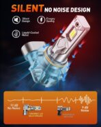 FORENNER 9005 9006 Light Bulbs Combo, 900% Ultra Brightness, Real 1:1 Mini Halogen Size, HB3 HB4 Fog Light 6500K Cool White, 50000Hrs Long Service Life, Plug and Play, lP68, Pack of 4. - Image 5