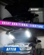 Under Hood Light Under Hood Led Light Kit for Car Engine Bay Led Light kit Car Hood Work Lights Inspection Lights with Automatic On/Off, Universal Fits Any Vehicle 12V 1Set - Image 5