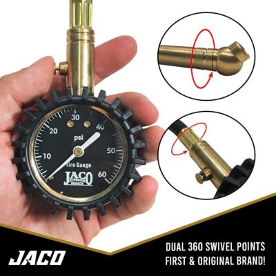 JACO ElitePro Tire Pressure Gauge - 60 PSI - Image 6