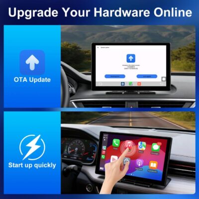 9" Upgraded Wireless Carplay Screen For Car, Built-in Apps Net-flix Youtube Tiktok, Portable AI Magic Box For Apple Car Play & Android Auto Screen With HD Backup Camera, Voice Assistant , OTA Updates - Image 8