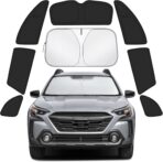 Car Window Shades Intended for Subaru Outback 2020-2025, Privacy Window Covers 8PCS for Side, Rear & Windshield, Car Shield Sunshade for Privacy Protection, Heat Blocking, Camping and Parking
