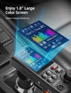 Nulaxy Bluetooth Car Adapter 1.8" Color Screen Strong Mic, QC3.0 Fast Charger Wireless FM Radio Transmitter with Treble & Bass Sound Music Player, Hands-Free Calls, Supports AUX/TF Card/USB Drive - Image 2