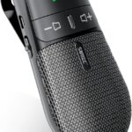 Hands-Free Bluetooth Speaker for Car: Handsfree Wireless Speaker Kit for Cell Phone in Car - Support Auto Power On Siri Google Voice Assistant with Mic Compatible with Samsung Android iPhone