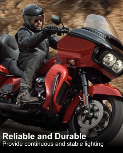 ULZOZN Fog Light Wire Harness Fit for Harley Davidson CVO 2023.5-Later Street Glide CVO/ST Road Glide 2024, Wiring Harness Fit for Baja s1/S2/Squadron Pro/Sport, Universal - Image 5