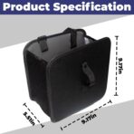 Car Trash Can, Foldable Trash Can Collapsible Hanging Trash Bag for Car Seat, 2 Gallons Leakproof Garbage Bags, Cars Must Haves Interior Accessories Essentials - Image 2