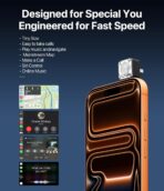 2026 Wireless CarPlay Adapter for iPhone, Premium Glass Finish Design, 5s Auto-Connect, Mini Wireless CarPlay Dongle Compatible with Apple CarPlay, Plug & Play for Factory Wired Cars, Low Latency - Image 4