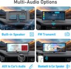 10.26 Inch Carplay Screen for Car, Compatible with Apple CarPlay & Android Auto, 4K Dash Cam & HD Backup Camera, Bluetooth, Navigation, Mirror Link, Voice Control, Carplay Tablet for Cars/Trucks - Image 6