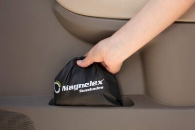 Magnelex Sock Style Window Shades for Baby Block Sun Rays to Keep Passengers, Pets and Car Interior Cool and Comfortable Elasticized Universal Mesh Shades Fit Most Vehicles (2 Pack) - Image 8