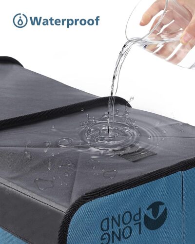 Long Pond Car Trunk Organizer, Storage for SUVs or Sedans, Foldable Cargo Containers with 9 Pockets and Reinforced Handles, with Non-Slip Bottom, Collapsible Storage for SUVs, Sedans, or Any Cars - Image 2