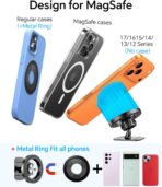 Kaistyle for Magsafe Car Mount【20 Strong Magnets】Magnetic Phone Holder for Car Phone Holder Mount Dash Mounted Holders Cell Phone Holders for Your Car Accessories for Women Men for iPhone 17 16 15 14 - Image 7