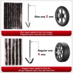 SUNSOUL Heavy Duty Tire Plug Kit, 40Pcs Off Road Emergency Puncture Repair for SUV, Truck, ATV, UTV, Tractor & Motorcycle - Fast Seal Tire Repair Kit with Tools (Include Insertion Tool) - Image 5