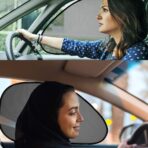 VaygWay Baby Window Sun Shade- Car Accessories Side Sun Visor- Kids Pets Seat 2 Pk- Sun Glare UV Rays Protection - Image 2