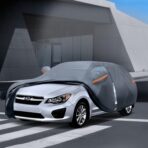 Waterproof Impreza Hatchback（2000-2026 Car Cover with Breathable Vents, [2026 Upgrade] Premium Covers with Cotton Liner and Zipper Door,Sun Rain Snow Dust Uv Protection.(Gift with Towel) - Image 8