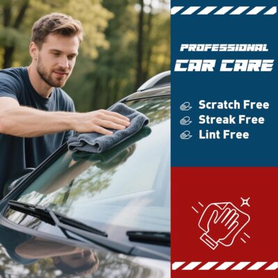 Gray Microfiber Cleaning Cloths Bulk Pack-400 Pack, Microfiber Towels Bulk, Towels for Cars, Cleaning Rags Gray (12x12 inches) - Image 4