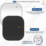 EcoNour 2-Piece Truck Sun Shade for Windshield, Foldable Car Sunshades Reflect UV Rays, Truck Sun Protector Keeps Interior Cool, Automotive Interior Accessory for Comfortable Ride, Large 32.5x36 - Image 6