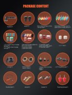 Cordless Mini Polisher, SPTA 12V Cordless Polisher for Detailed Polishing, Cordless Car Buffer Polisher, RO&DA Buffer Polisher with Mini Polishing Pads and Wool Pads for Polishing, Sanding, Cleaning - Image 3