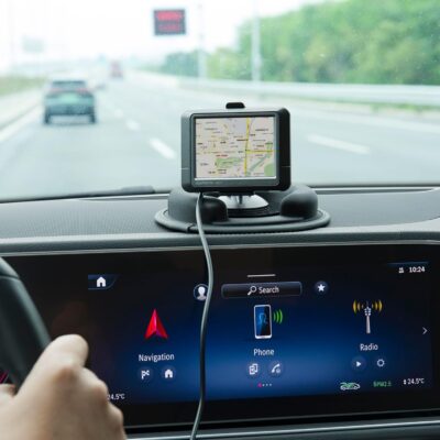 Portable Weighted Dash Mount Holder for Tomtom Garmin GPS Devices, Black Bean Bag Anti-Slip Dashboard Mount for Car - Image 5