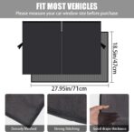 2PCS Car Side Window Shades, Magnetic Double Layer Car Sun Shade for Privacy Block Heat UV Full Shade & Half Shade Options, Vehicle Back Window Curtain for Baby & Kids - Image 2