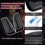 2 PCS Multifunctional Mobile Phone Bracket, Adjustable Width Car Dashboard Phone Holder, Self Adhesive Auto Cell Phone Mount, Universal Vehicle Phone Holder for All Phones (Black) - Image 4