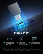 Wireless Carplay Adapter for iPhone - Plug & Play Convert Wired to Wireless CarPlay for Cars from 2016 and iOS 10+, No Latency Mini USB Type A Black - Image 3