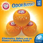 Arm & Hammer OdorBusterz® Odor Eliminator Balls, Clean Burst, 3 Count – Baking Soda Odor Control for Closets, Drawers, Hampers & Small Spaces - Image 3