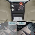 Car Back Seat Organizer with Double-Sided Storage & Tissue Holder - Universal Fit for Sedans, SUVs & Trucks - Durable Car Storage Pocket for Phones, Water Bottles & Essentials - Image 6