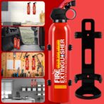 2 Pack Fire Extinguisher for Home with Mount - Upgraded 8-in-1 Portable Fire Extinguisher for Car Vehicle Boat House Kitchen, Water-Based Fire Extinguisher for A, B, C, K Fires - Image 8