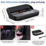 ARTILAURA Windshield GPS Speedometer Head Up Display HUD 3.5 Inches Digital GPS Speedometer Smart Gauge Overspeed,Compass, Mileage for Most Car Vehicles - Image 6