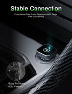 2-in-1 Wireless CarPlay Adapter 2026 Support Apple CarPlay & Android Auto, Mini Bluetooth USB A & USB C Dongle Convert Wired to Wireless Compatible with iPhone & Android - Image 7