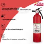 Kidde FA110 Multipurpose Fire Extinguishers 2 Pack - Red, (Rating 1-A:10-B:C) Includes Wholesalehome Cleaning Cloth - Image 2