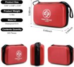 Premium First Aid Kit, 320 Piece Waterproof Hard Shell Eva First Aid Kit for Home, Camping, Cars, Hiking, Travel, Businesses & Outdoor Emergencies - Emergency Medical Kits (Red) - Image 2