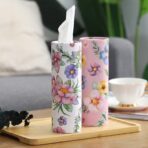 200 Sheets Car Tissues Holder with Facial Tissues 3-ply Travel Tissue Tubes 4 PK Tissues Box Container Perfect Fit for Car Cup Holder Cylinder (Pink) - Image 3