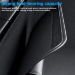 HZEL Car Trunk Organizer, Detachable Vehicle Backseat Storage Bag with 4 Compartments, Large Capacity Back Seat Organization Hanger with Lids, Space Saving Universal Automotive Accessories - Image 5