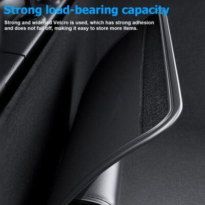 HZEL Car Trunk Organizer, Detachable Vehicle Backseat Storage Bag with 4 Compartments, Large Capacity Back Seat Organization Hanger with Lids, Space Saving Universal Automotive Accessories - Image 5