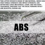 40PCS Custom Car Decal, 3D Chrome Letters Emblem, DIY Adhesive Number Symbol Badge, Vehicle Logo Stickers and Decals for Car Side Rear Trunk and Wall Decor Outdoor, Automotive Accessories - Image 3