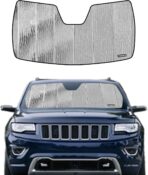Windshield Sun Shade for Jeep Grand Cherokee 2014-2021, Grand Cherokee WK 2022 Front Window Sunshade - AstraGuard
