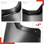 A-Premium Set of 4PCS Mud Flaps Splash Guards Mudguards Mudflaps with Hardware Kits Accessory Compatible with Chevrolet Silverado 1500, Silverado 2500 HD 3500 HD 2007-2014, Front LH RH and Rear LH RH - Image 7