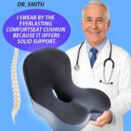 Memory Foam Buttocks Cushion for Office Chair Truck Driver Truck Seat Cushion Ergonomic Driver Seat Cushion with Lumbar Support & Sciatica Back Pain Relief, Car Seat Cushions for Driving - Image 5