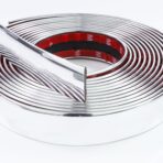 16FT Automotive Chrome Trim Molding 1"(25mm) Heavy Duty Chrome Car Moldings Trim UV Protected Scratch-Proof for Truck RV SUV Side Door Window Bumper, Self Adhesive - Image 3